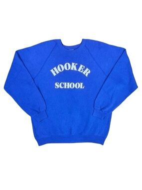 Vintage Bassett Walker Hooker School Crew Neck - Size Large